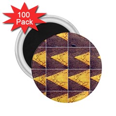 Yellow, Traffic, Cone, Arrow, Cracks, Asphalt  2 25  Magnets (100 Pack)  by ScottFreeArt