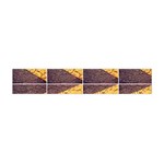 YELLOW, Traffic, cone, arrow, cracks, asphalt  Flano Scarf (Mini) Front