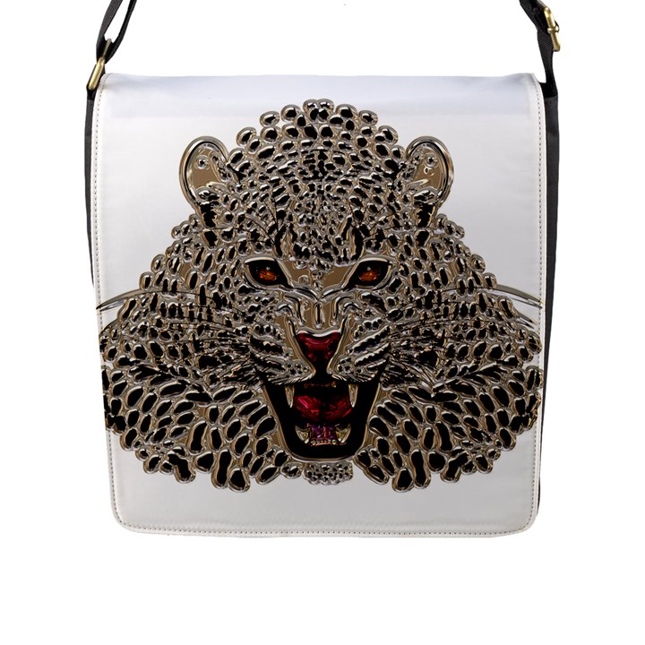 Cat Flap Closure Messenger Bag (L)