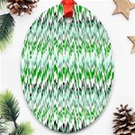 Paper African Tribal Oval Ornament (Two Sides) Front