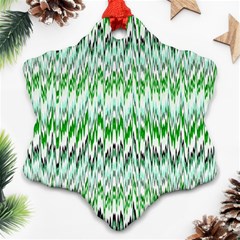 Paper African Tribal Snowflake Ornament (two Sides)