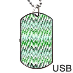 Paper African Tribal Dog Tag Usb Flash (one Side) by Mariart