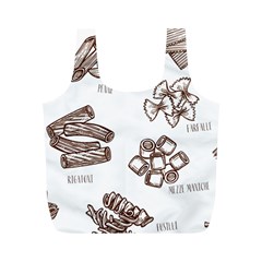 Pasta Mie Spageti Rigatoni Lasagna Full Print Recycle Bag (M)