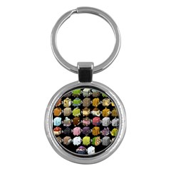 Glitch Glitchen Npc Cubimals Pattern Key Chain (round) by WetdryvacsLair