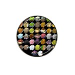 Glitch Glitchen Npc Cubimals Pattern Hat Clip Ball Marker (10 pack) Front