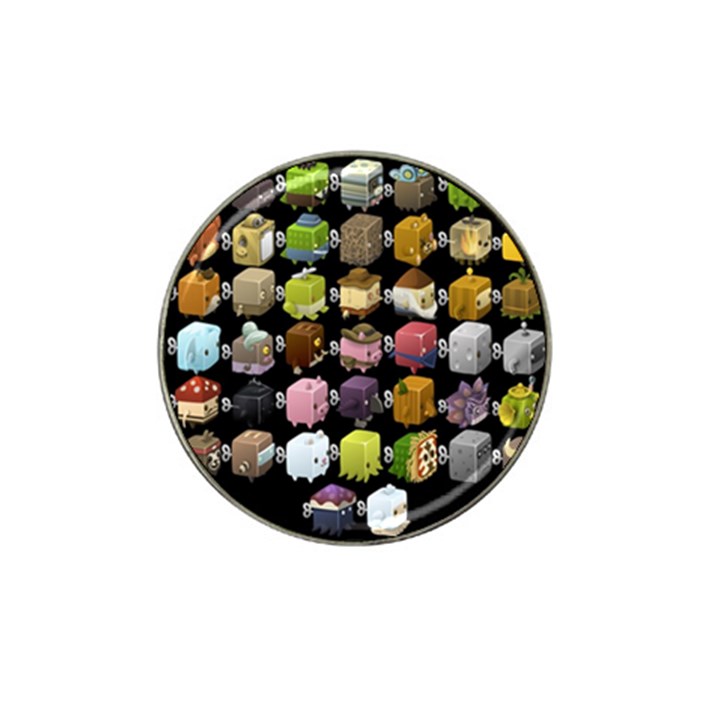 Glitch Glitchen Npc Cubimals Pattern Hat Clip Ball Marker (10 pack)