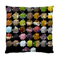 Glitch Glitchen Npc Cubimals Pattern Standard Cushion Case (one Side) by WetdryvacsLair