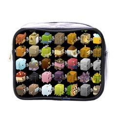 Glitch Glitchen Npc Cubimals Pattern Mini Toiletries Bag (one Side) by WetdryvacsLair