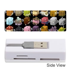 Glitch Glitchen Npc Cubimals Pattern Memory Card Reader (stick) by WetdryvacsLair