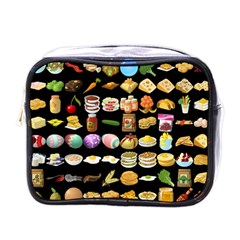 Glitch Glitchen Food Pattern One Mini Toiletries Bag (one Side) by WetdryvacsLair