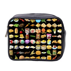 Glitch Glitchen Food Pattern One Mini Toiletries Bag (two Sides) by WetdryvacsLair