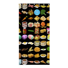 Glitch Glitchen Food Pattern One Shower Curtain 36  X 72  (stall)  by WetdryvacsLair