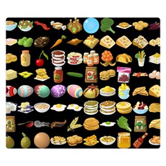 Glitch Glitchen Food Pattern One Double Sided Flano Blanket (small)  by WetdryvacsLair