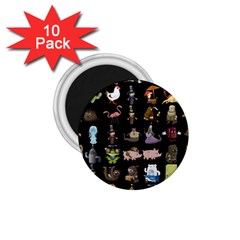 Glitch Glitchen Npc Animals And Characters Pattern 1 75  Magnets (10 Pack)  by WetdryvacsLair