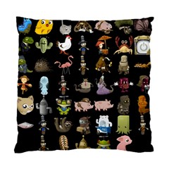 Glitch Glitchen Npc Animals And Characters Pattern Standard Cushion Case (two Sides)