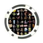 Glitch Glitchen Npc Animals And Characters Pattern Poker Chip Card Guard (10 pack) Front