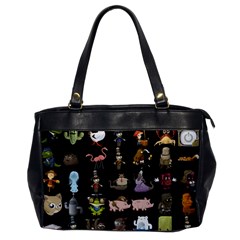 Glitch Glitchen Npc Animals And Characters Pattern Oversize Office Handbag by WetdryvacsLair