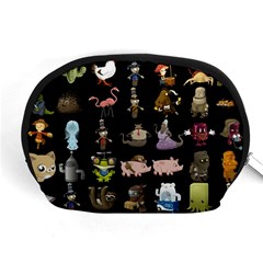 Glitch Glitchen Npc Animals And Characters Pattern Accessory Pouch (medium) by WetdryvacsLair