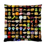 Glitch Glitchen Food Pattern Two Standard Cushion Case (One Side) Front