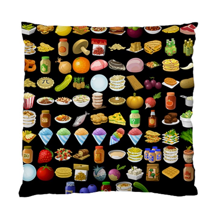 Glitch Glitchen Food Pattern Two Standard Cushion Case (One Side)