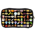 Glitch Glitchen Food Pattern Two Toiletries Bag (One Side) Front