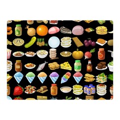 Glitch Glitchen Food Pattern Two Double Sided Flano Blanket (mini)  by WetdryvacsLair