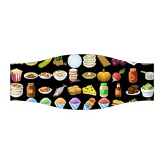 Glitch Glitchen Food Pattern Two Stretchable Headband by WetdryvacsLair