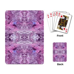 Pink Grey Repeats Playing Cards Single Design (rectangle)