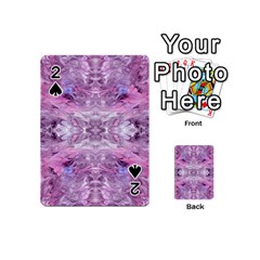 Pink Grey Repeats Playing Cards 54 Designs (mini)