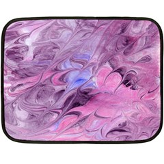 Flowing Marbling Patterns Fleece Blanket (mini) by kaleidomarblingart