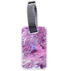 Flowing Marbling Patterns Luggage Tag (two Sides) by kaleidomarblingart