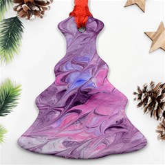 Flowing Marbling Patterns Ornament (christmas Tree) 