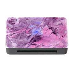 Flowing Marbling Patterns Memory Card Reader With Cf by kaleidomarblingart