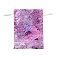 Flowing Marbling Patterns Lightweight Drawstring Pouch (m)