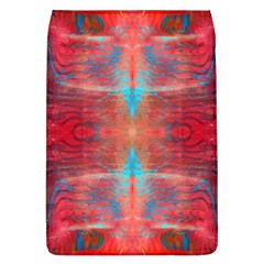 Red Flames Repeats Removable Flap Cover (l) by kaleidomarblingart