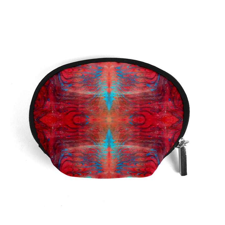 Red Flames Repeats Accessory Pouch (Small)