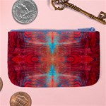 Red Flames Repeats Large Coin Purse Back