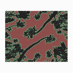 Tropical Style Floral Motif Print Pattern Small Glasses Cloth by dflcprintsclothing