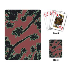 Tropical Style Floral Motif Print Pattern Playing Cards Single Design (rectangle) by dflcprintsclothing