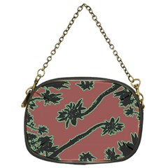 Tropical Style Floral Motif Print Pattern Chain Purse (one Side) by dflcprintsclothing