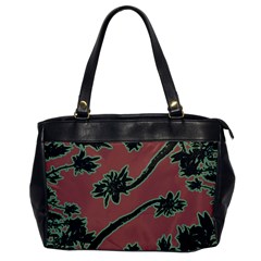 Tropical Style Floral Motif Print Pattern Oversize Office Handbag by dflcprintsclothing