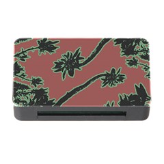 Tropical Style Floral Motif Print Pattern Memory Card Reader With Cf by dflcprintsclothing