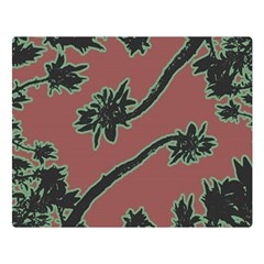 Tropical Style Floral Motif Print Pattern Double Sided Flano Blanket (large)  by dflcprintsclothing