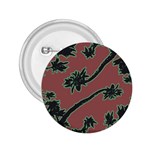 Tropical Style Floral Motif Print Pattern 2.25  Buttons Front