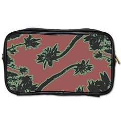 Tropical Style Floral Motif Print Pattern Toiletries Bag (one Side) by dflcprintsclothing