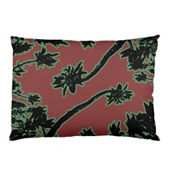 Tropical Style Floral Motif Print Pattern Pillow Case (two Sides)