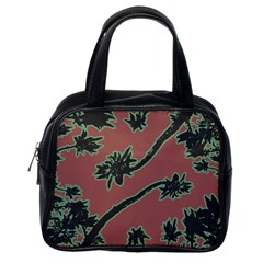 Tropical Style Floral Motif Print Pattern Classic Handbag (one Side) by dflcprintsclothing