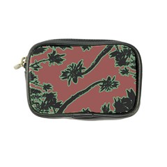 Tropical Style Floral Motif Print Pattern Coin Purse by dflcprintsclothing