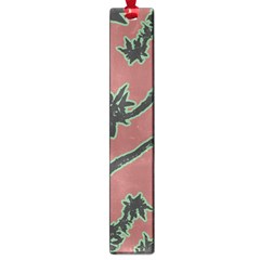 Tropical Style Floral Motif Print Pattern Large Book Marks by dflcprintsclothing