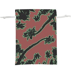 Tropical Style Floral Motif Print Pattern  Lightweight Drawstring Pouch (xl) by dflcprintsclothing